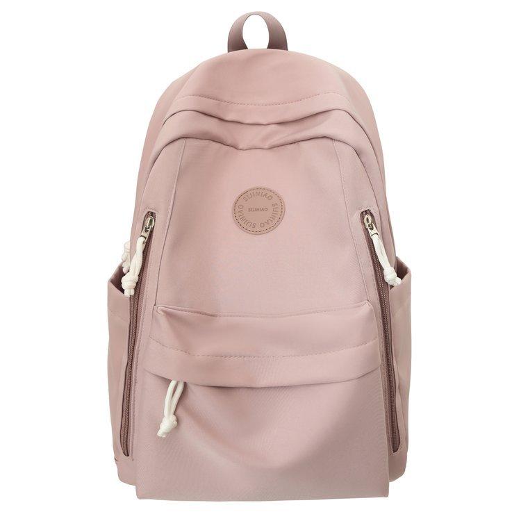 Schoolbag Ins Niche Lightweight Simple Girl Versatile Primary School Students Junior High School Students Large Capacity Backpack