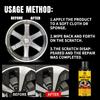Automobile wheel rim scratch reconditioning paste, tire rim scratch paint repair paste - aluminum alloy wheel hub repair