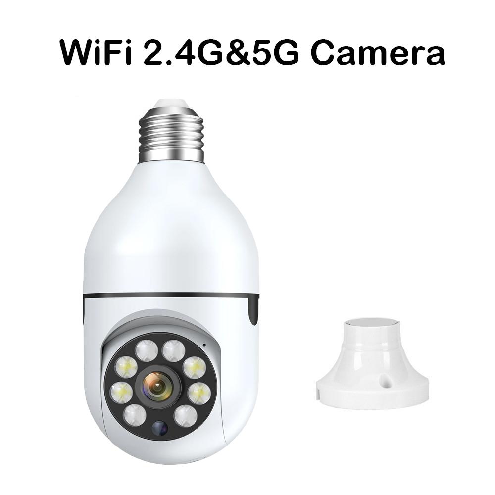 Kamera monitorująca Wifi E27 Bulb Smart Home 3MP 4X Zoom cyfrowy AI Human Detect Indoor Full Color Night Vision Security Cameras