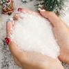 600/200g Weihnachten Weiß Bunt Künstlicher Schnee Pulver Flauschig Gefälschte Schneeflocken Schneepulver Weihnachtsbaum Winterszene Partydeko