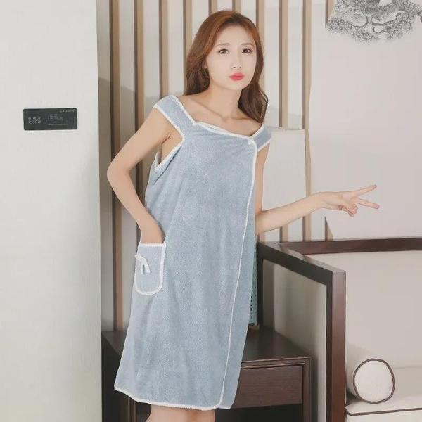 Wearable Bathrobe Multi-Function Womens Bath Towels Soft and Absorbent Towel Dress Coral Fleece Quick-Dry Shower Home Textiles