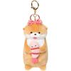 Holding Little Otter Fish Shrimp Octopus Standing Posture Cartoon Keychain Doll