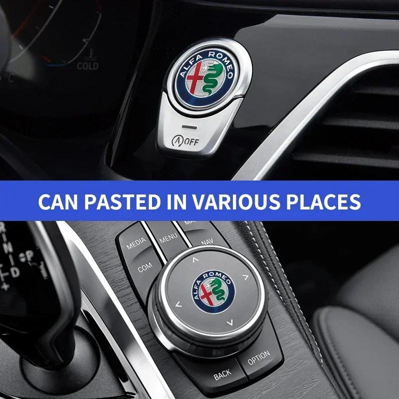 Car Stickers For Alfa Romeo 1/2/5/10PCS Car Rearview Mirror Door Handle Decoration Sticker For Alfa Romeo Giulietta GT 159 147 1