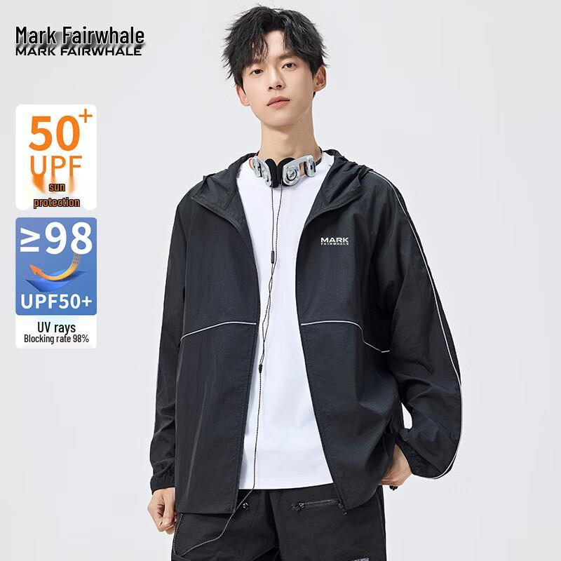 Mark Fairwhale Men s UV Protection Quick-Dry Hooded Sun Jacket L