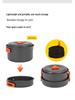 DS-200 Portable Non-stick Outdoor Cookware Set for 1-2 People
