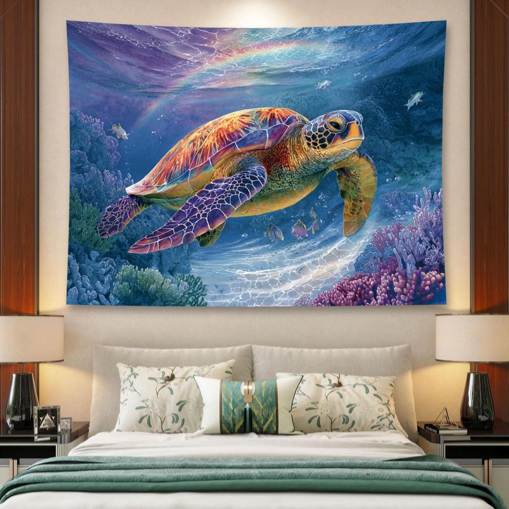 Fantasy Bear Forest Portrait Tapestry Wall Hanging Personalized Animal Background Home Decoration Aesthetics Bedroom Living Room