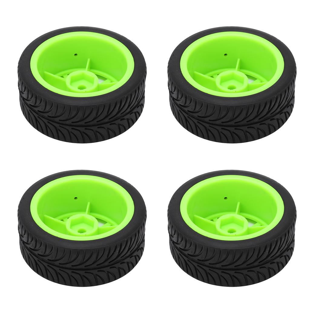 4Pcs RC Rubber Tires 65mm Car Tyres Wheels Strong Friction for WLToys 144001 RC 114 Off Road