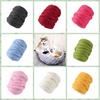 Solid Color Wool Tube Crochet Yarn Bulky Arm Knitting Spin Yarn  Spin Yarn