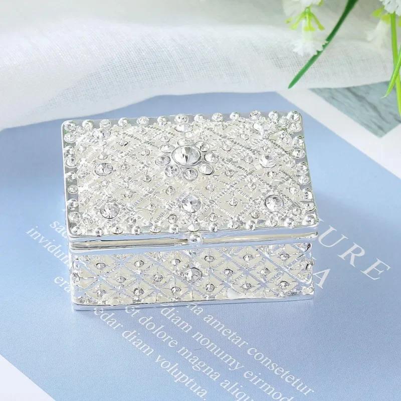 Mini Schatztruhe Schmuckkästchen Retro Süßigkeiten Halskette Ohrring Perle Schmuckkästchen Klein Hochzeitsdeko Gastgeschenk