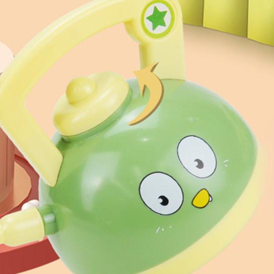 19 ks/sada Dinosauří kuchyňská sada Realistická hračka do domečku Tlakový hrnec Konvice Nádobí Nářadí pro děti