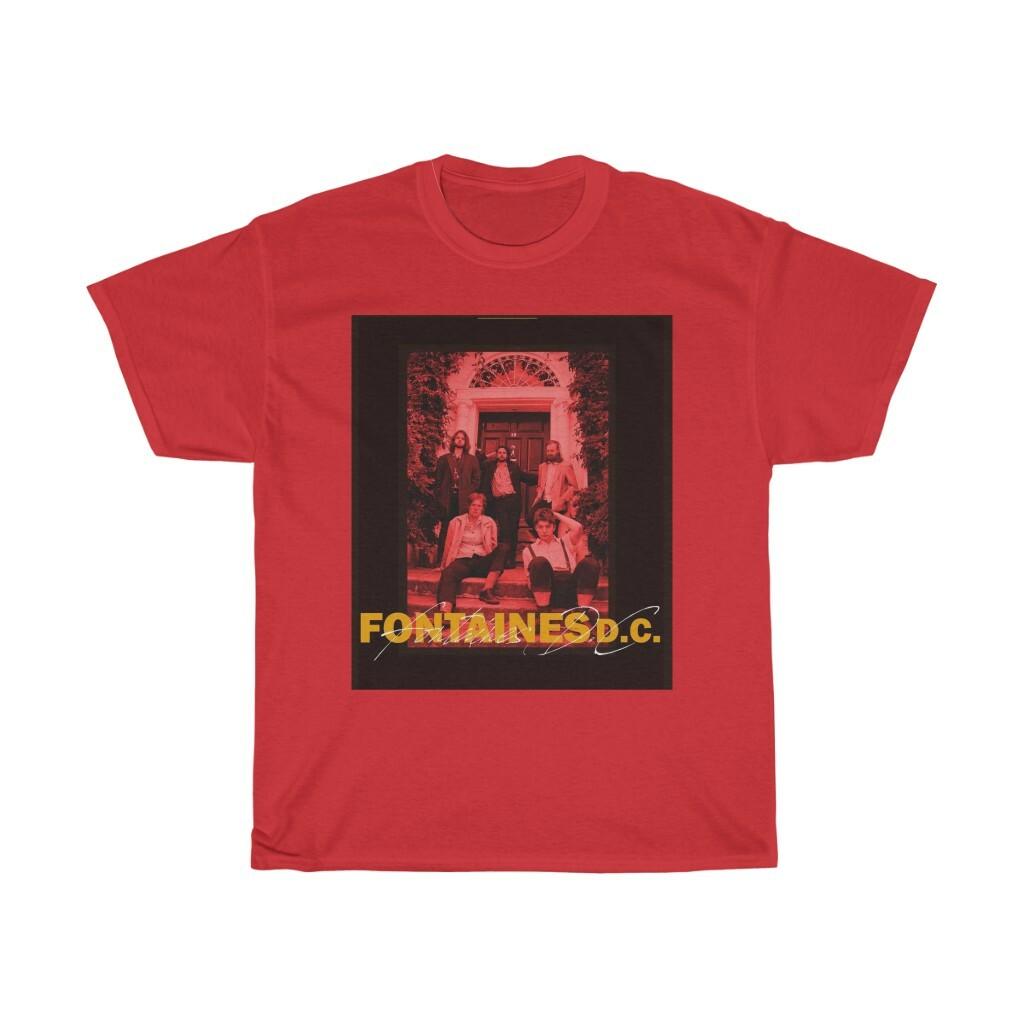 New Fontaines DC RARE Unisex Adult T-Shirt Unisex Heavy Cotton Tee S