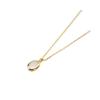 Charmy 16k Gold Plated Rainbow Moonstone-necklace