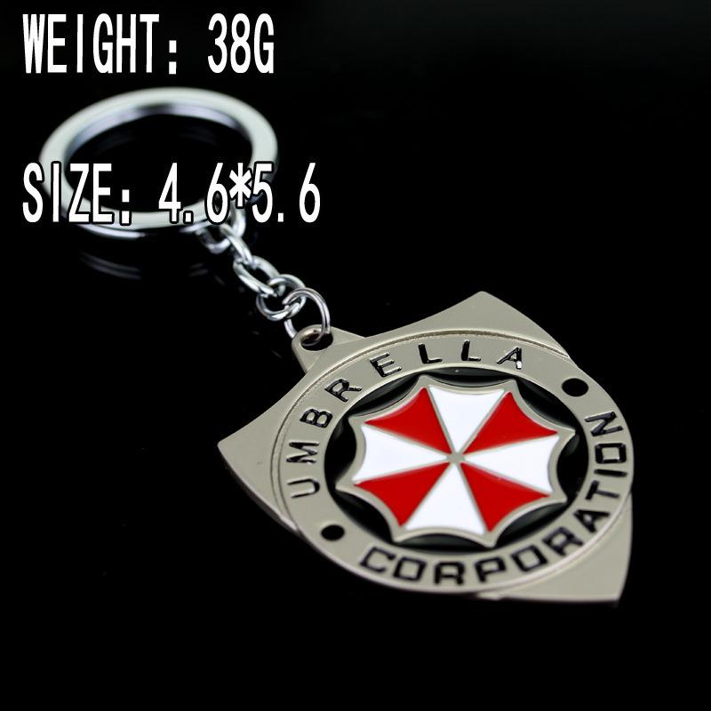 Resident Evil Umbrella Logo Alloy Keychain
