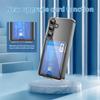 Case For Samsung S24 S25 Ultra Card Slots Wallet Clear Case For Galaxy Note 20 S21 S22 S23 S24 Ultra Plus Transparent Hard Cover