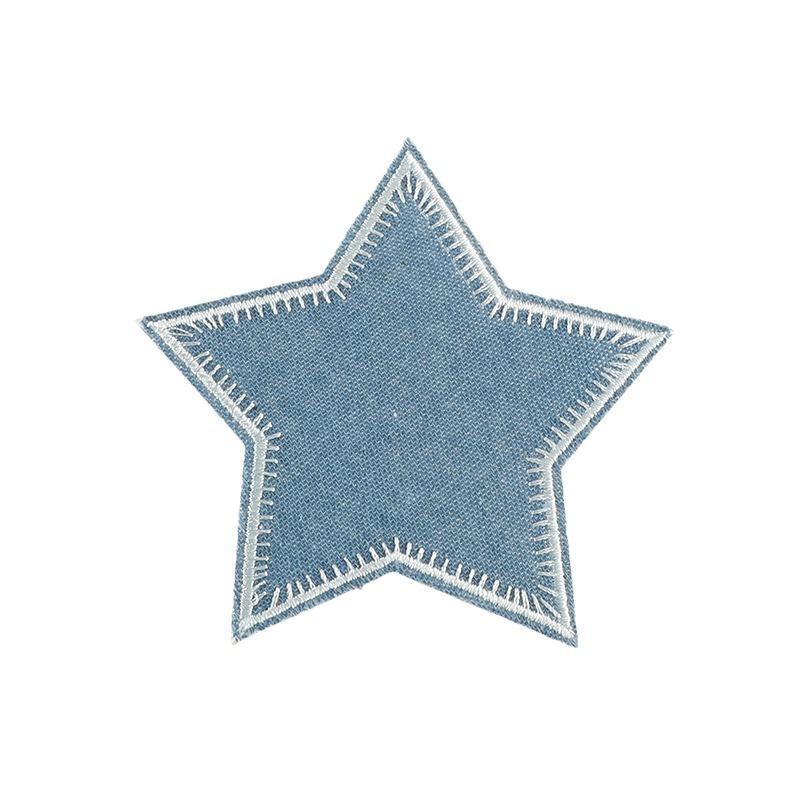 Embroidery Pentagram Clothing Accessories Patch Sticker Badge Ironing Decal Source Embroidery Cloth Sticker