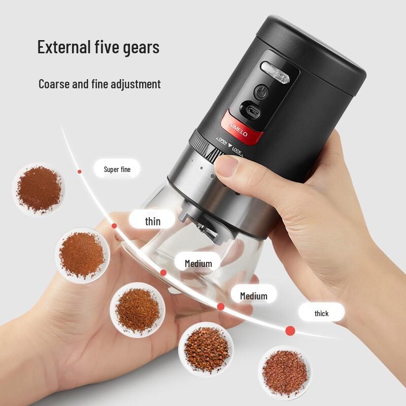 Schmele Portable Electric Coffee Grinder