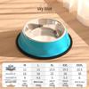 Anti-Spill Stainless Steel Pet Bowl for Dogs & Cats - Available In Small & Large Sizes