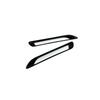 For Toyota RAV4 XA50      2024 RAV 4 Hybrid Car Rear Tail Fog Light Lamp Frame Trim Cover Decoration Sticker