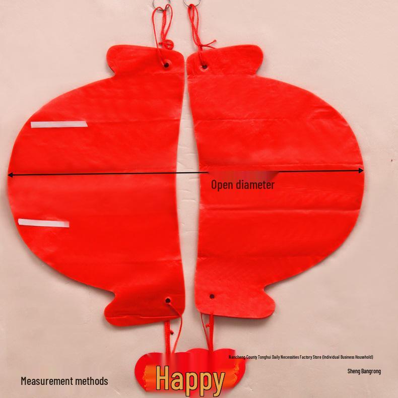 Red Lantern Ornaments for Weddings, New Year, Indoor Decor & Mall Displays