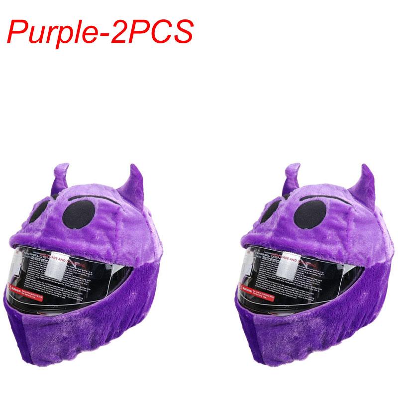 Motorcycle Helmet Cartoons Plush Helmet Protective Cover Helmet Full Face Covers For Outdoor Fun Personalized Helmets Christmas