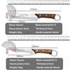 5Cr15Mov kuty nóż ze stali nierdzewnej tasak do mięsa nóż do trybowania Outdoor Camping wędkarstwo szef kuchni noże Cutter