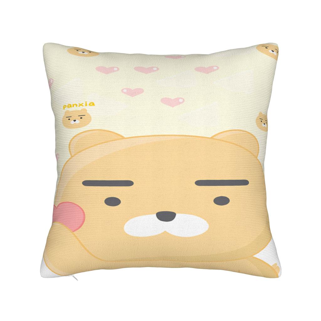 K-Kakaos F-Friends Choonsiks Pillowcases  Novelty Pillow Case For Sofa Car Home Decor Soft Pillow Cover