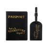 PU Leather Passport Holder Luggage Tag for Women Men Fashion Wedding Gift