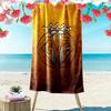Villarreal Print Beach Towel, Large Soft Quick Dry Towel for Beach Camping Swimming