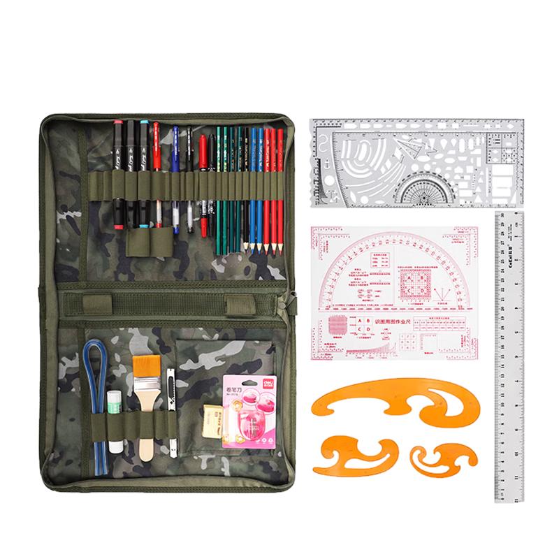 Professional Topographic Mapping & Command Ruler Set