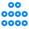 10 Pcs Guitar Strap Locks PE Guitar Strap Blocks Safety Lock Protector for Bass Ukulele Acoustic Electric Guitar Accessories