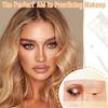 Halbgesicht für Make-up-Übungspalette, 5D-Gesicht für Make-up-Trainingsmatte, Wiederverwendbares Tattoo-Hautpad, Entwickelt für Anfänger