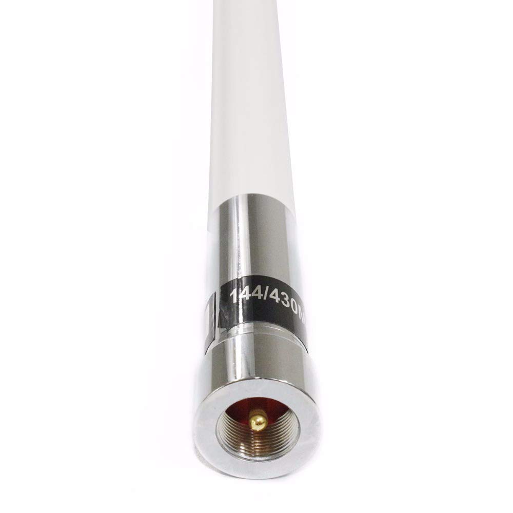 EASYTALK NL-550 Car Antenna, Fiberglass, 144430MHz Band, High Gain, Dual Segment Omnidirectional Car Antenna, High Sensitivity, High Signal Strength,
