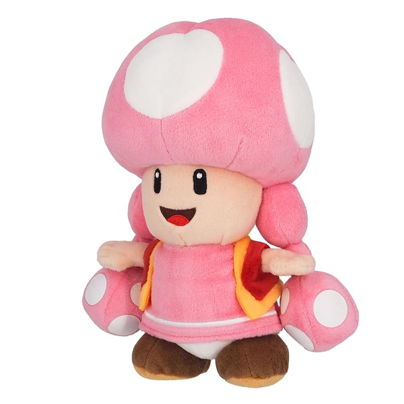 

Sanei Boeki Super Mario ALL STAR COLLECTION Toad (S) W13.5 x D10 x H20cm Plush Toy AC33