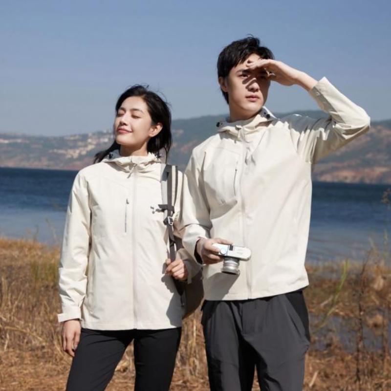 Couple Simple Punching Jacket Versatile Windproof Fabric Comfortable Fashion Casual Thin Jacket YG-PN6606
