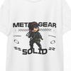 Metal Gear Solid Skjorte Kunst Solid Snake Grafisk T-skjorte MGS Metal Gear Solid Videospill Skjorte Retro Slange Design Klassisk MGS Ikonisk Kunst T-skjorte