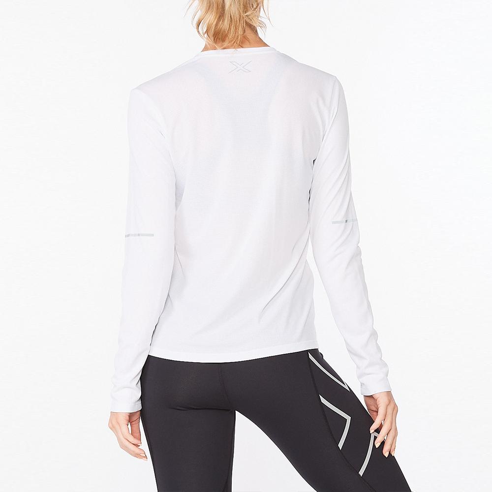 Tutaimjeuyu Women'S Aero Long Sleeve Tee White_Wr6564Awht-Srf