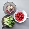 PDTO Drainer Bowl Strainer with Spout for Pasta Fruit Vegetable Food Colander Baskets