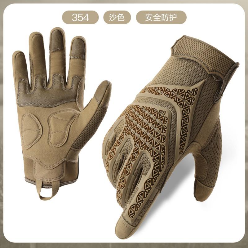 Tactical Cycling Gloves Men Touchscreen Compatible Anti-Slip Durable Outdoor Sports Riding Z351