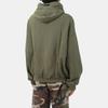 Fear of God Essentials Schwerer Fleece-Kapuzenpullover Militär Herren Oberteile Grün 192BT244815F