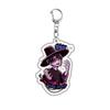 Girls Anime Pendant Keychain Holder Car Keychain Mobile Phone Bag Pendant Cute Kawaii