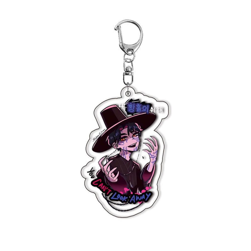 Girls Anime Pendant Keychain Holder Car Keychain Mobile Phone Bag Pendant Cute Kawaii