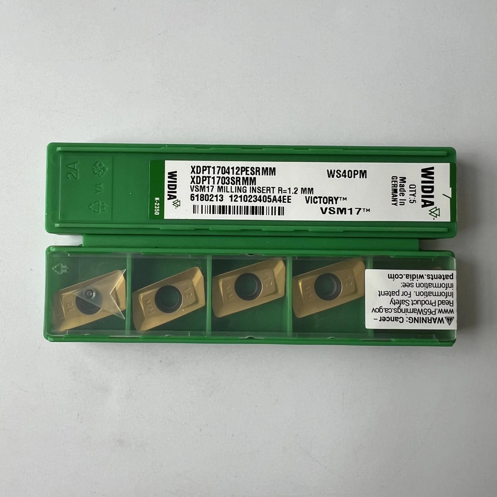 

Original / XDPT170412PESRMM WS40PM / Industrial indexable Carbide Inserts 10 Pcs