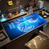 Haaland Personalized Text Mouse Pad Keyboard Mat Desktop Mouse Pad Non-Slip Rubber Bottom Gaming Accessories Ideal Gift for Gamers
