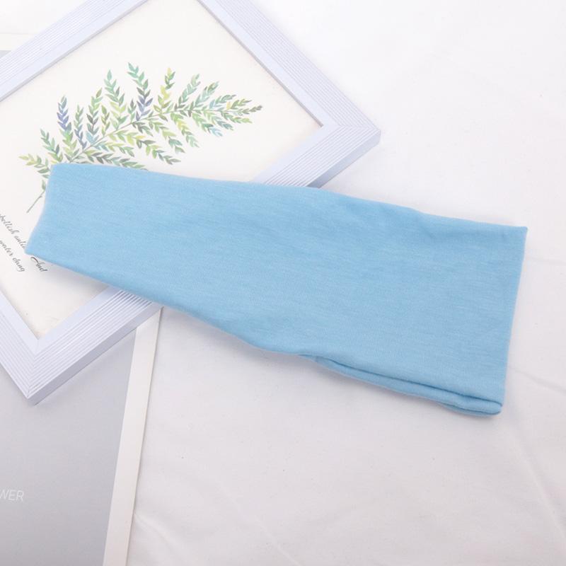 New Women Headband Wide Knitted Cotton Sport  Elastic Hair Bands Yoga Hairband Makeup Hair Hoop Vintag Headwrap Hair Accessories