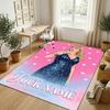 Personalized Crystal Velvet Carpet,Taylor Swift Custom Printed Name, Plush Area Rug For Home Indoor Decor