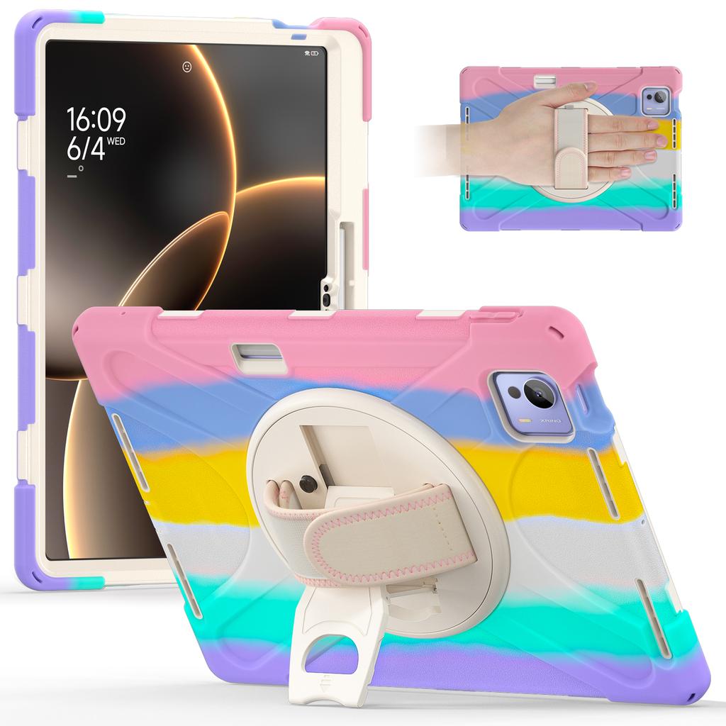 For Xiaomi Pad 7 Ultra Case TPU+PC+Silicone Kickstand Anti Drop Tablet Cover