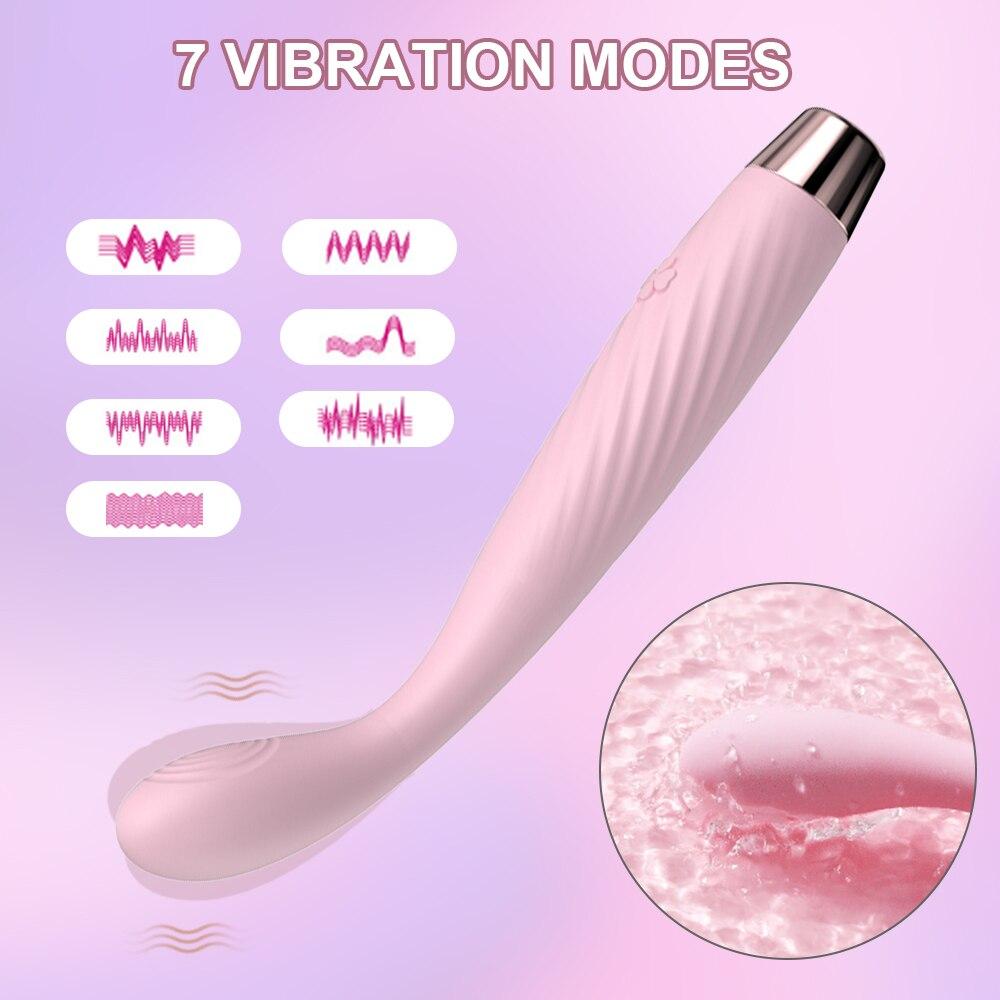 Female Vibrator for Beginner G-Spot Dildo Vibrator Vibrator 7 Seconds To Orgasm Nipple Clitoris Stimulator Vagina Massager Sex Toy for Adult Female