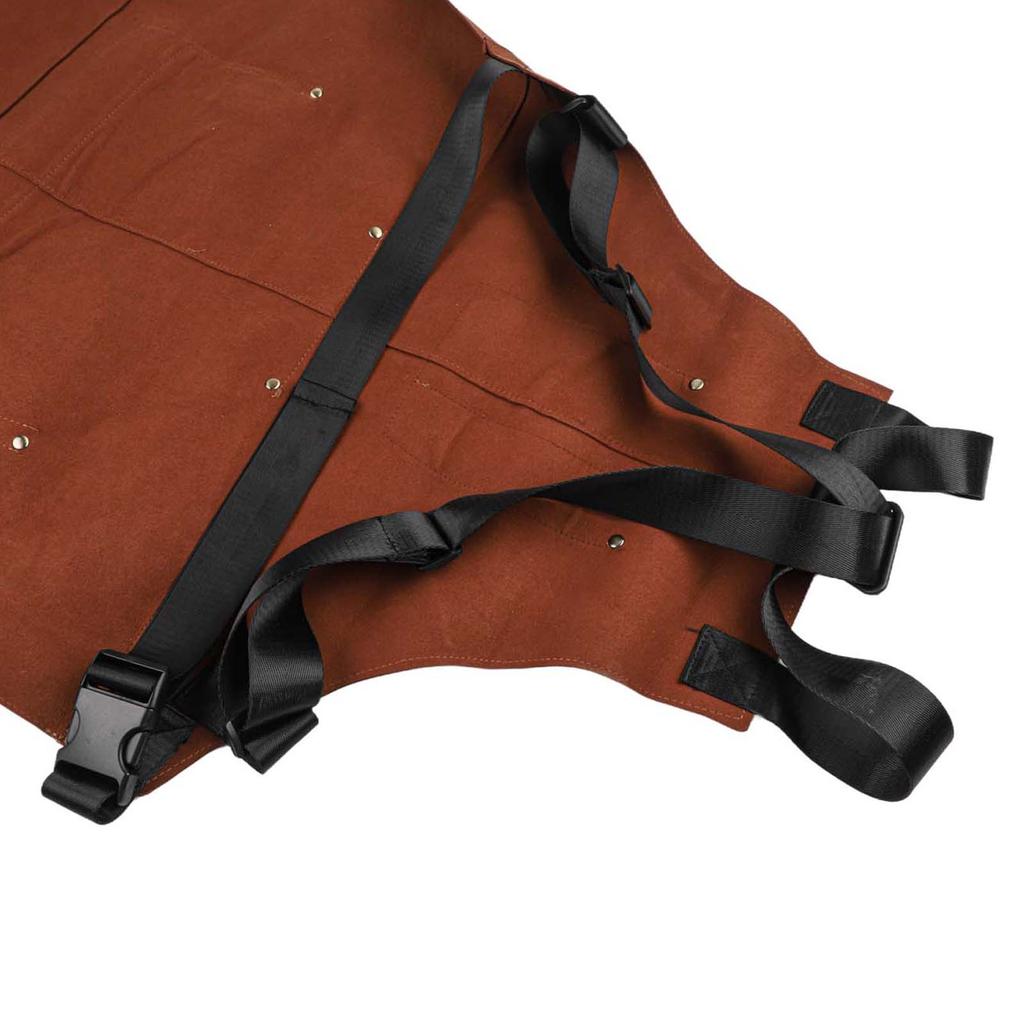 Full Split Cowhide Welding Apron Fire Resistant and Flexible Design Essential Safety Gear for Welders and Blacksmiths