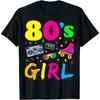 80's Girl Birthday Party Costume Retro Vintage Gift Women T-Shirt