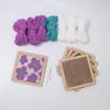 Flower Coaster Crochet Kits Needlepoint Starter Kits with Hook Needlepoint Kits Crochet Starter Kits for Craft Lovers